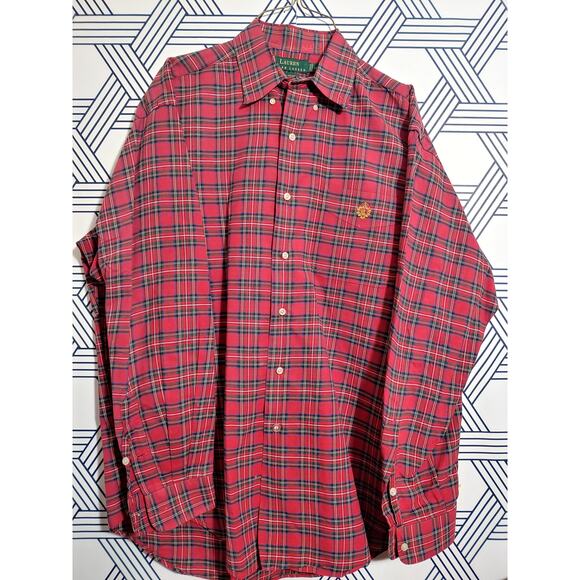 Mens Lauren Ralph Lauren Button Front Size Medium - Picture 1 of 5